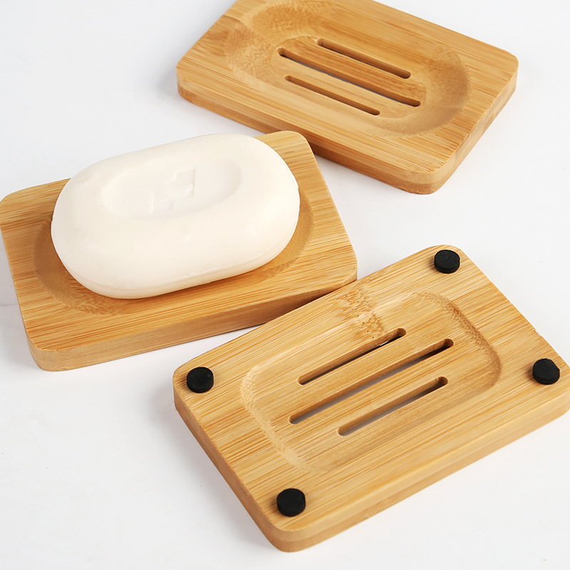 Bamboo Cutlery Set - 1 pc saboneteira de madeira de
