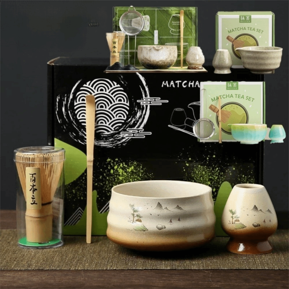 Bamboo Cutlery Set - Conjunto de Chá Matcha Japonês com