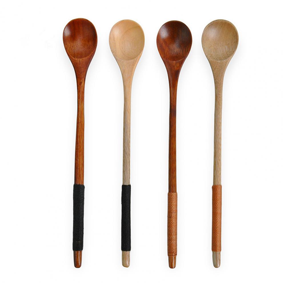 Colher de madeira com cabo lon - Bamboo Cutlery Set avaliação e preço